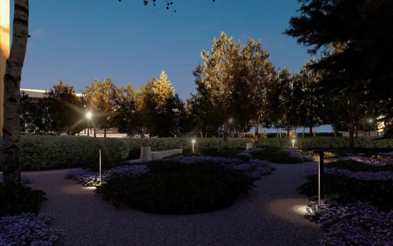 Проєкт благоустрою та озеленення території WELLNESS & SPA Lyutyzh 28